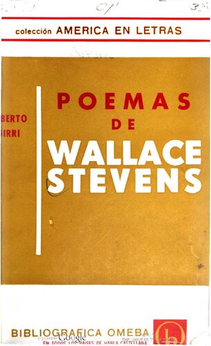 Poemas de Wallace Stevens : Bilingual edition
