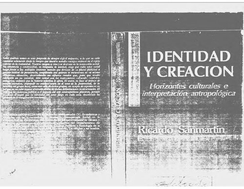 Identidad y creación : horizontes culturales e interpretación antropológica