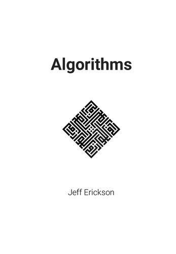 Algorithms (Jeff Erickson)