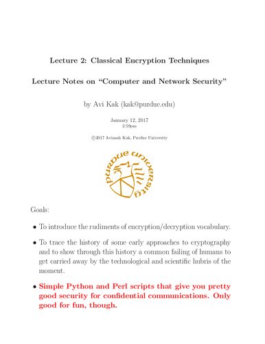 Computer and Network Security by Avinash Kak