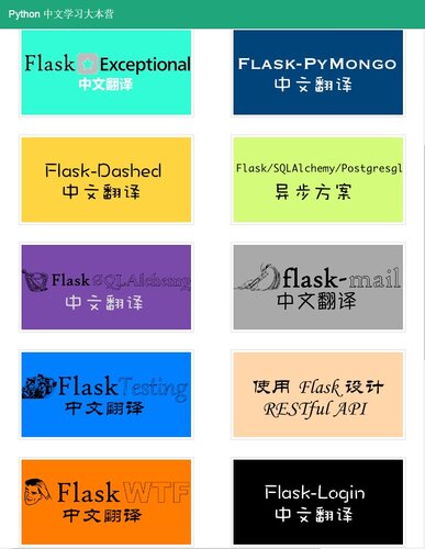 Flask 扩展文档汇总