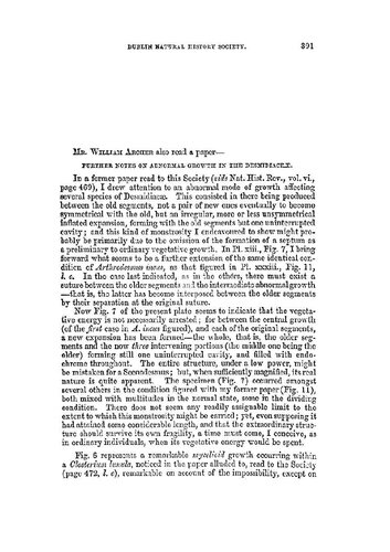 Further notes on abnormal growth in the Desmidiaceae