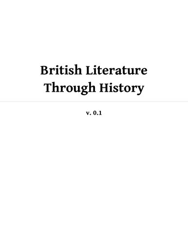 British Literature Through History