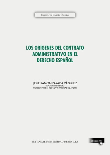 Los orígenes del contrato administrativo en el derecho español