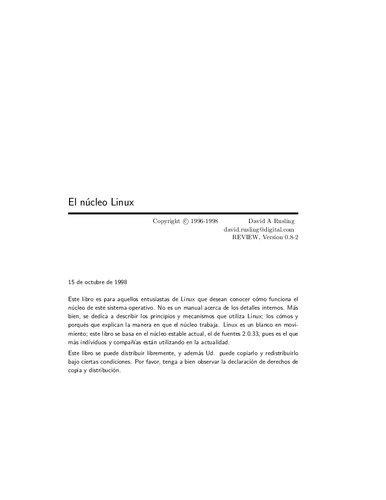 El nucleo Linux