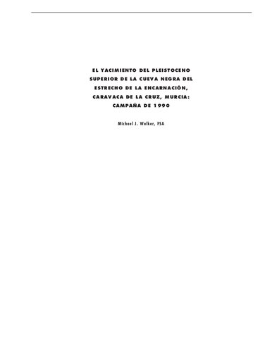 Memorias de Arqueología de la Región de Murcia