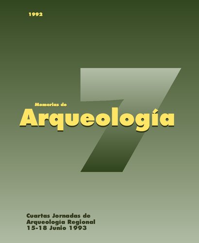 Memorias de Arqueología de la Región de Murcia