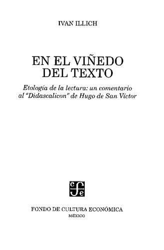En el viñedo del texto