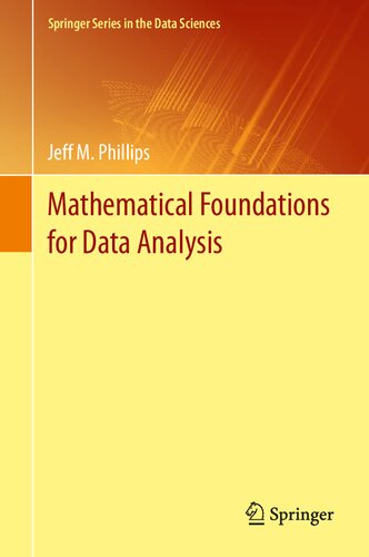 Mathematical Foundation for Data Analysis