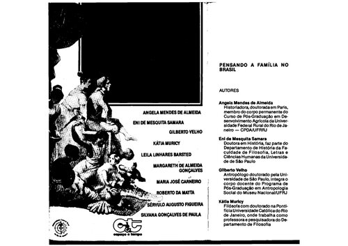 Pensando a família no Brasil: da colônia à modernidade