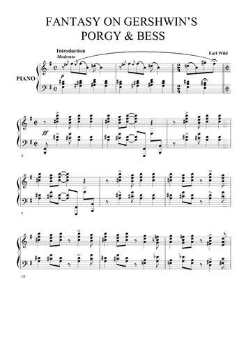 Fantasy on Gershwin's Porgy & Bess