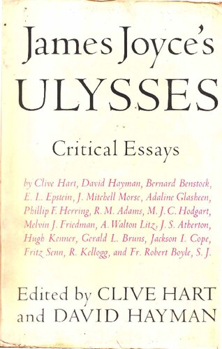 James Joyce's Ulysses: Critical Essays