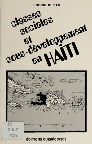 Classes sociales et sous-développement en Haïti