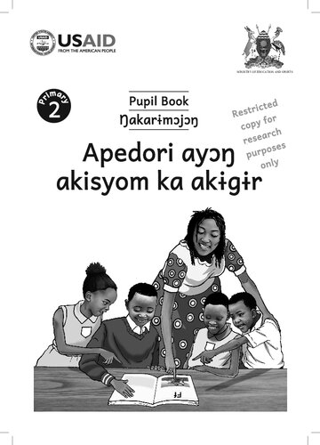 Primary 2 Pupil Book Ŋakarɨmɔjɔŋ. Apedori ayɔŋ akisyom ka akɨgɨr