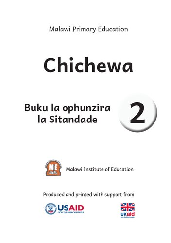 Chichewa 2. Buku la ophunzira la Sitandade