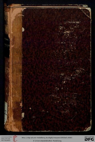 Études de mythologie et d'archéologie egyptiennes I