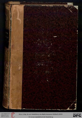 Études de mythologie et d'archéologie egyptiennes III