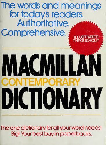 Macmillan Contemporary Dictionary