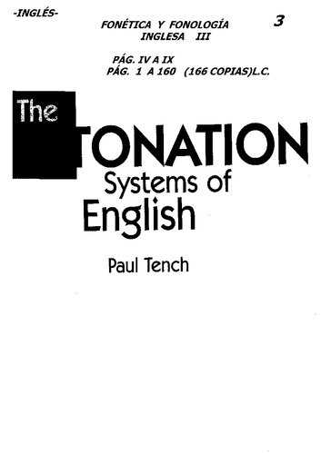 The intonation systems of English
