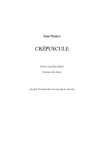 Crépuscule