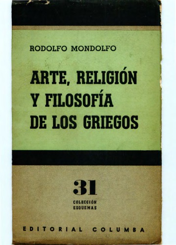 Arte, religión y filosofía de los griegos
