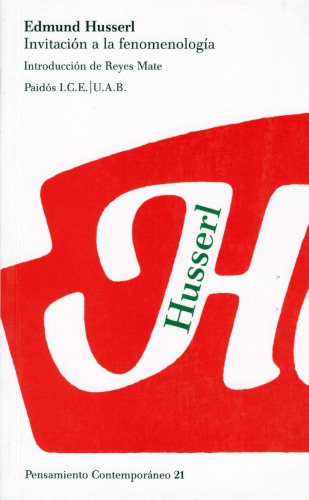 Invitacion a la fenomenologia