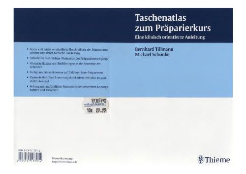 Taschenatlas zum Praparierkurs