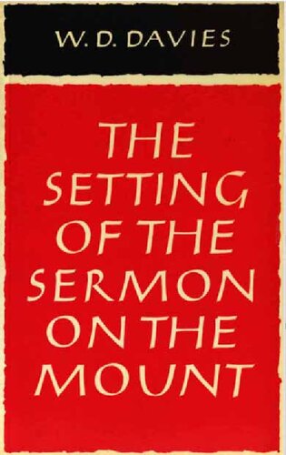 The Setting of the Sermon on the Mount