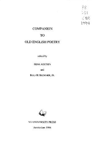 Companion to Old English Poetry