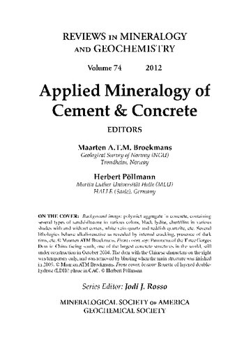 Applied Mineralogy of Cement & Concrete