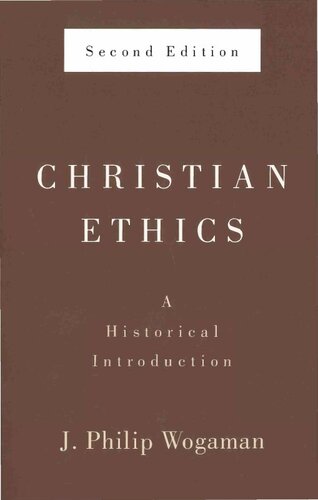 Christian ethics: a historical introduction