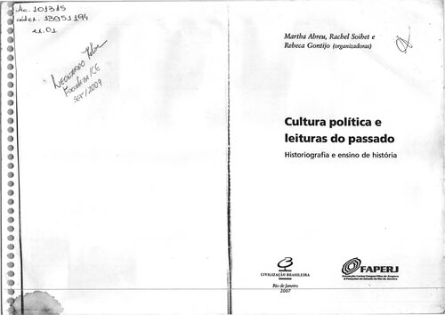 Cultura política e leituras do passado. Historiografia e ensino de história