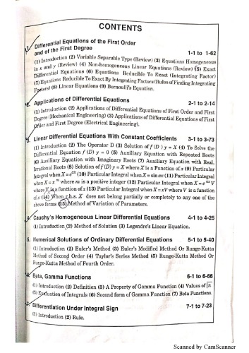 Applied Mathematics For Engineering Sem 2