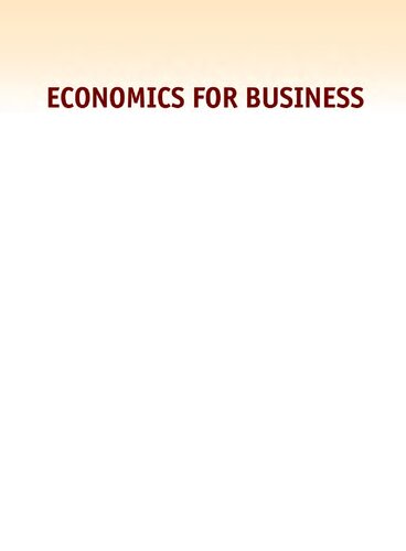 Economics For Business