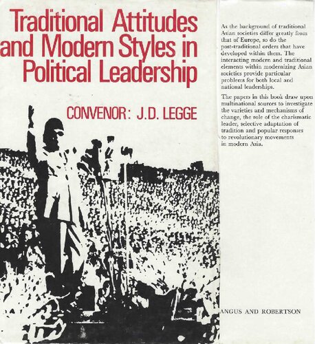 Traditional Attitudes and Modern Styles in Political Leadership
