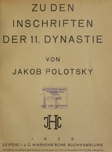 Zu den Inschriften der 11. Dynastie