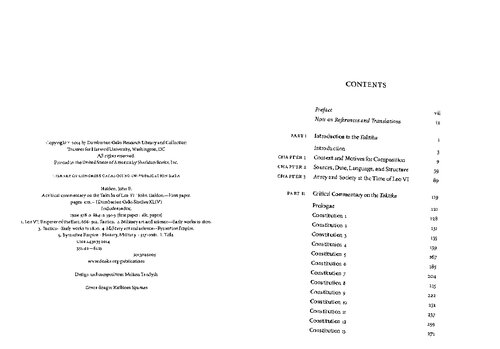 A Critical Commentary on the Taktika of Leo VI