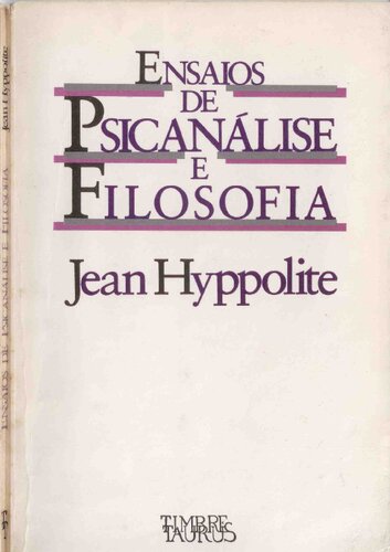 Ensaios de psicanálise e filosofia