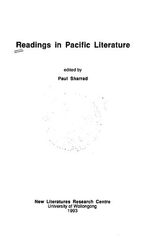Readings in Pacific literature