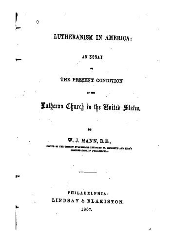 Lutheranism in America