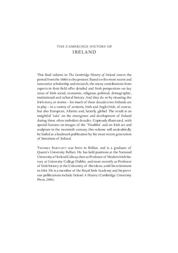 The Cambridge History of Ireland: Volume 4, 1880 to the Present
