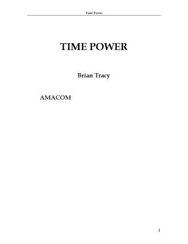 Time Power
