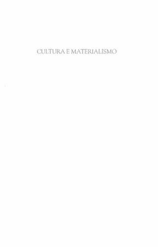 Cultura e materialismo