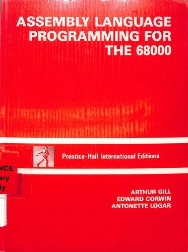 Assembly language programming for the 68000