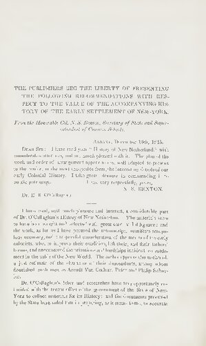 History of New Netherland; or, New York under the Dutch