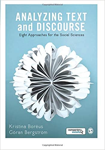 Analyzing Text and Discourse: Eight Approaches for the Social Sciences