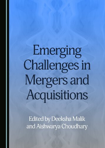Emerging Challenges in Mergers and Acquisitions