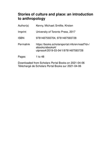 Stories of Culture and Place