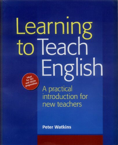 Learning to Teach English