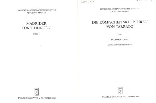 Die Römischen Skulpturen von Tarraco